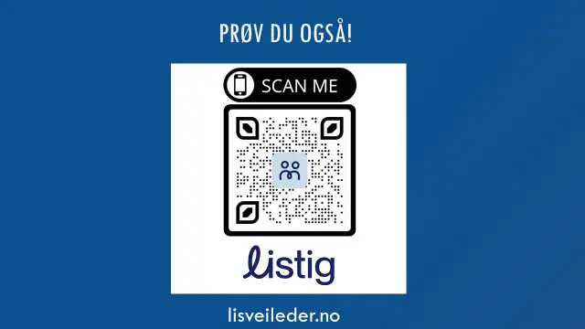 QR-kode til appen LIStig